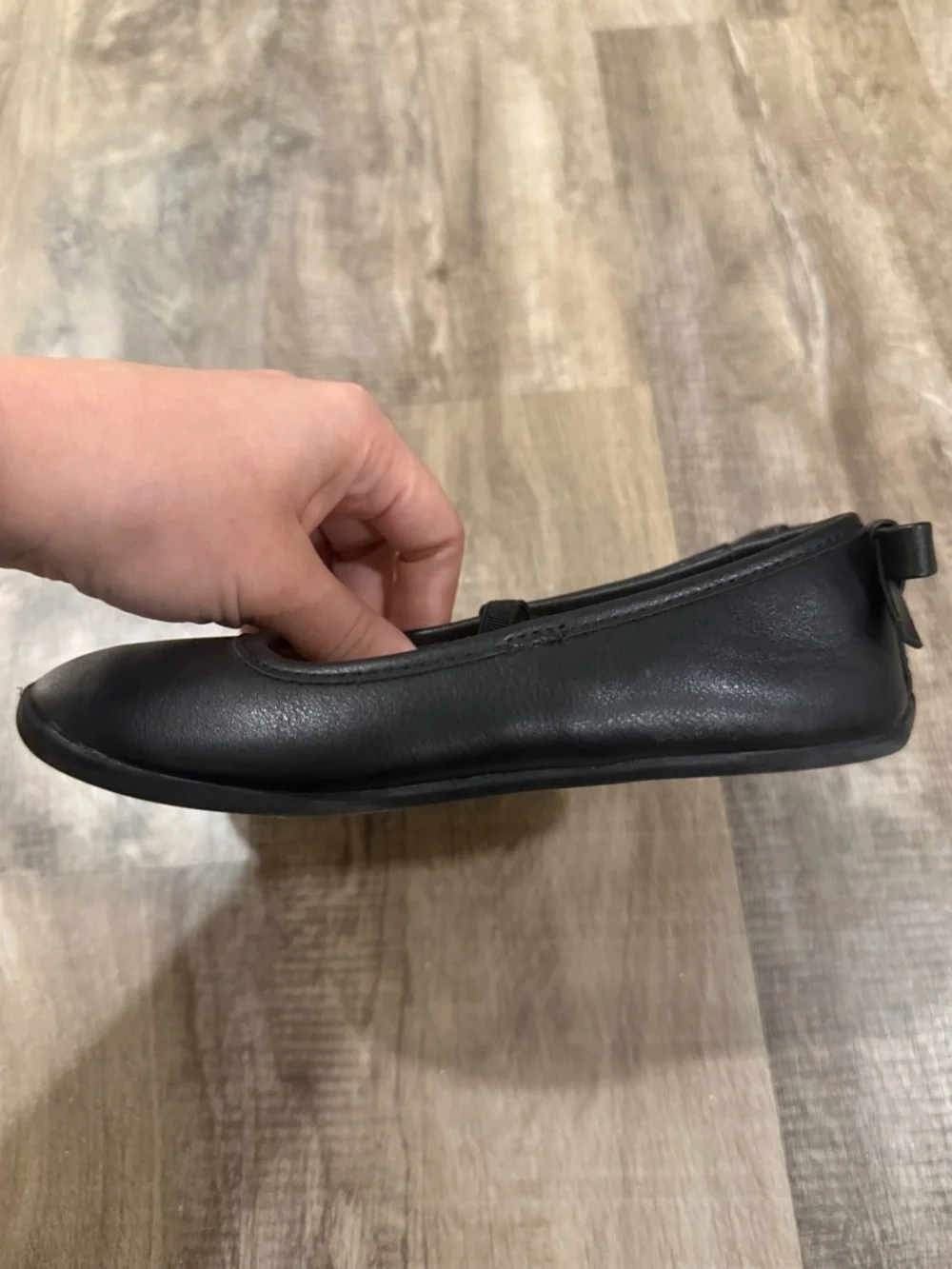 wonder nation Black Girls Dress Ballet Flats with Bow